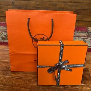 Empty Hermes Belt Box and Bag. No belt included.